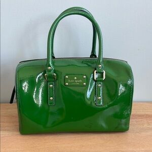 Kate Spade Green Medicine Handbag